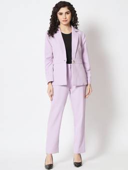 Beatnik - Formal Lavender Western Women Blazer with Pant