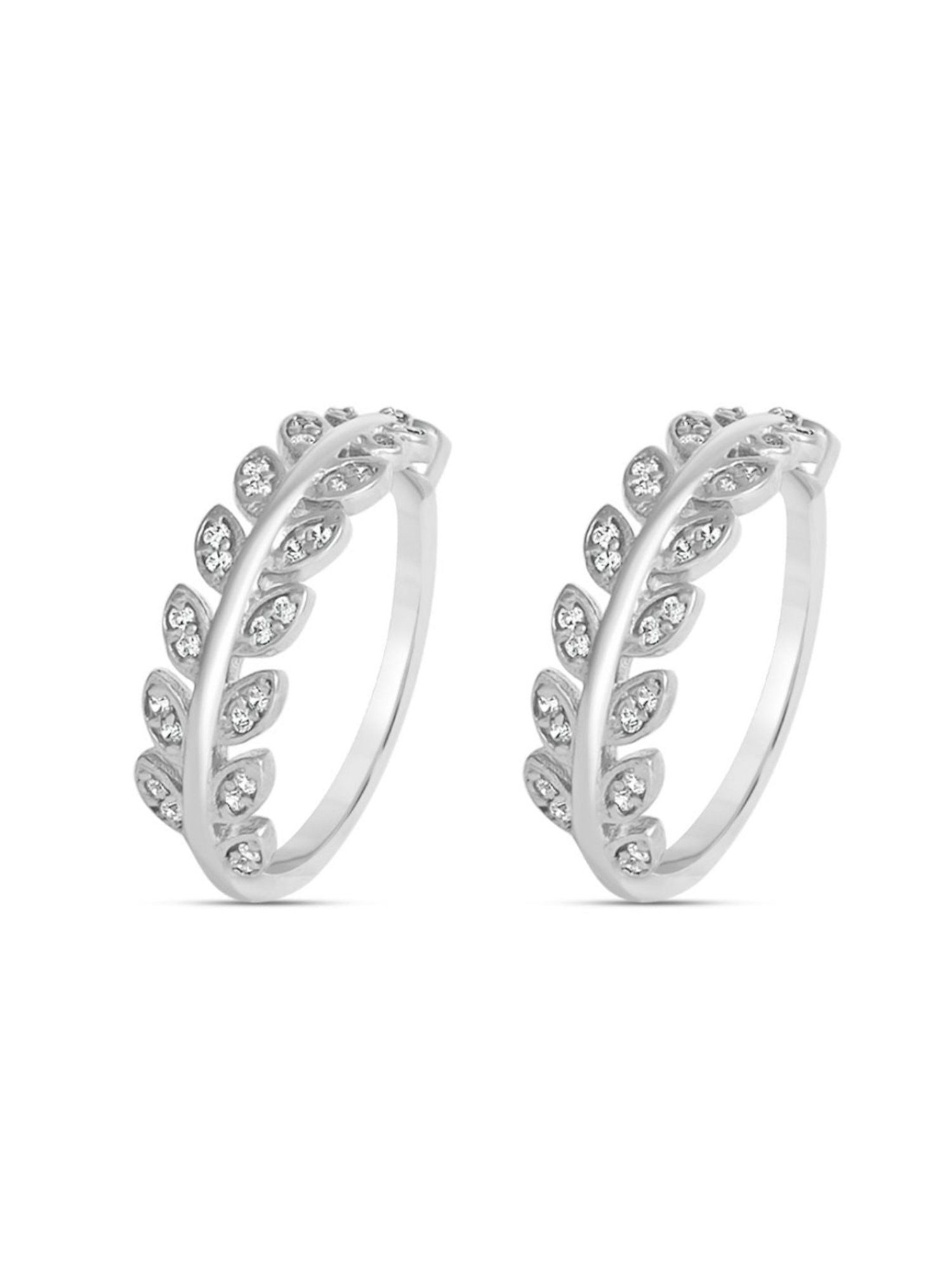 Buy Zavya Leafy Silver Adjustable 925 Silver Toe Ring Online