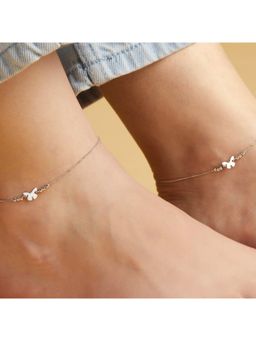 Zavya - Minimalistic Butterfly 925 Sterling Silver Anklets