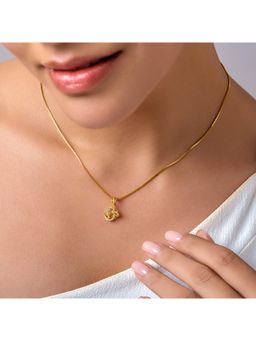 Zavya - Infinity Loop Gold Plated 925 Sterling Silver Pendant Necklace