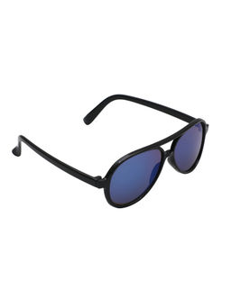 Spiky - Blue Frame Blue Lens Aviator UV Protection Sunglass 1232_BLUE_ICE MER