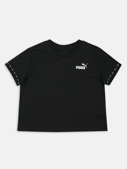 Puma - Power Tape Girls Black T-shirts