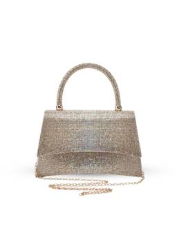 Lino Perros - Texas Royale Champagne Clutch with Detachable Strap