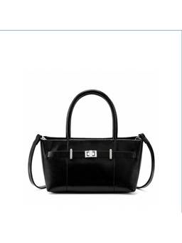 Lino Perros - Ella Elite Black Handbag with Detachable Strap