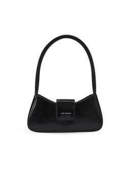 Lino Perros - Ella Vogue Black Shoulder Bag with Detachable Strap