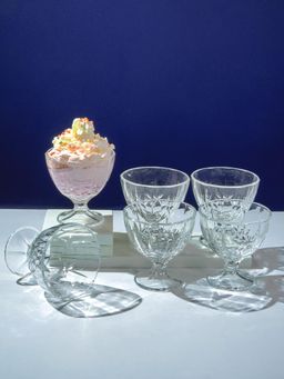 Luminarc - Transparent Maldives Sundae 300ml Ice cream Bowls Pack of 6