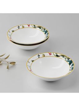 Stoa Paris - Chantilly Evening Bone China Pack of 3 Serving Bowls