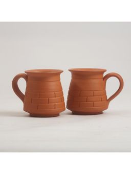 Vanchai - Buy Clay Coffee Mug Online In India | Clay mug for Coffee,Drinks - Pack of 2
