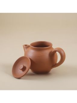 Vanchai - Handmade Japanese Style Terracotta Milk/Tea Pot with Lid (500 ml)