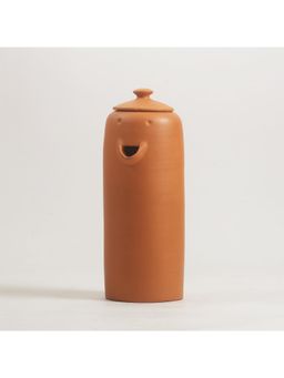 Vanchai - Handmade Terracotta Water Jug/Jar with lid - 750 ML