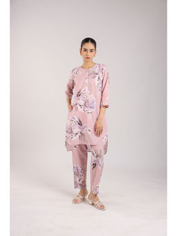 Amrood - Pink Dusty Rose Cotton Co-Ord (Set of 2)