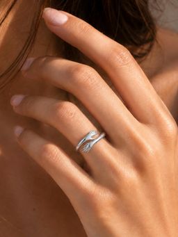 Axora Life - 925 Sterling Silver Adjustable Hug Ring