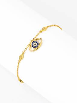 Nistra - 925 Sterling Silver Fortune Guard Evil Eye Bracelet