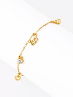 Nistra - 925 Sterling Silver Rhythm and Shine Bracelet