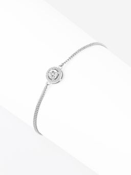 Nistra - 925 Sterling Silver Eternal Sparkle Bracelet