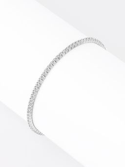 Nistra - 925 Sterling Silver Eternal Tennis Bracelet