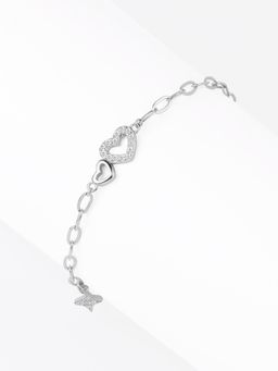 Nistra - 925 Sterling Silver Cosmic Love Bracelet