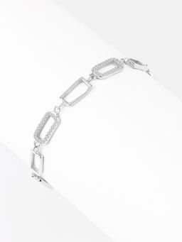 Nistra - 925 Sterling Silver Lumiere Link Bracelet