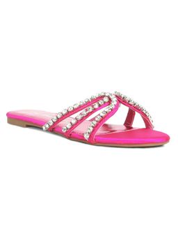 London Rag - Embellished Pink Flats