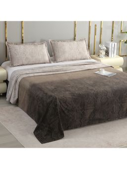 Story@Home - Cotton 400 Tc Super Soft King Size Bedsheet With Pillow Covers