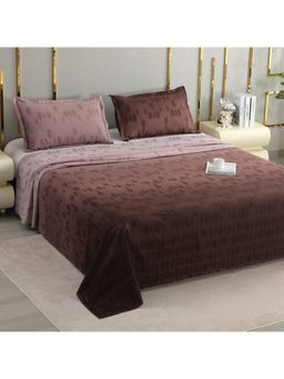 Story@Home - Cotton 400 Tc Super Soft King Size Bedsheet With Pillow Covers