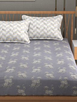 Florida - Premium Cotton King Bedsheet For King Bed