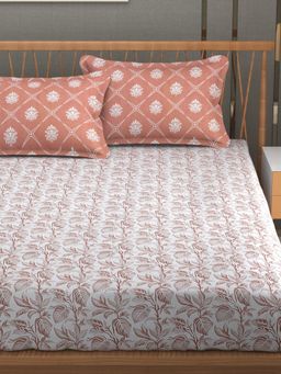 Florida - Premium Cotton King Bedsheet For King Bed