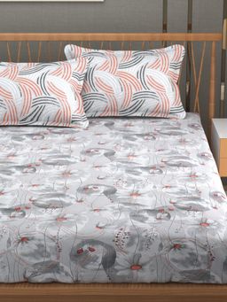 Florida - Premium Cotton Fitted Bedsheet For King Bed