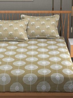 Florida - Premium Cotton Fitted Bedsheet For King Bed