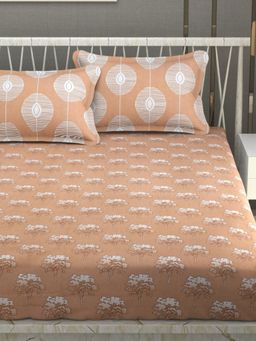 Florida - Premium Cotton King Bedsheet For King Bed