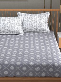 Florida - Premium Cotton King Bedsheet For King Bed