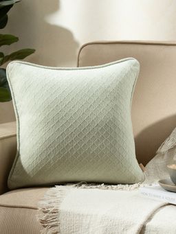 Maspar - Solid Soft Cotton Square Medium Cushion Cover For Sofa
