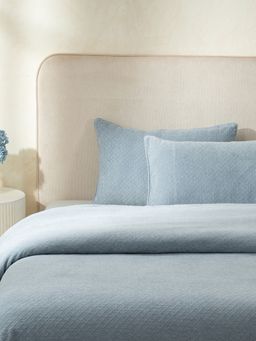 Maspar - 2-Piece Woven Standard Solid Cotton Pillow Sham Set (Pack of 2)