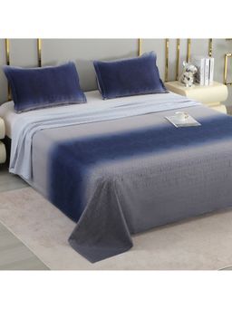 Story@Home - Cotton 300 Tc Super Soft King Size Bedsheet With Pillow Covers
