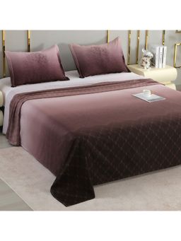Story@Home - Cotton 300 Tc Super Soft King Size Bedsheet With Pillow Covers
