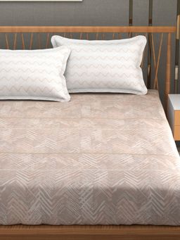 Florida - Polycotton King Size Bedsheet With Pillow Covers For King Bed