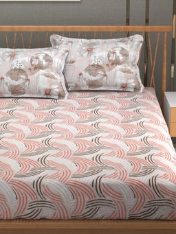 Florida - Premium Cotton Fitted Bedsheet For King Bed
