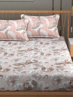 Florida - Premium Cotton Fitted Bedsheet For King Bed