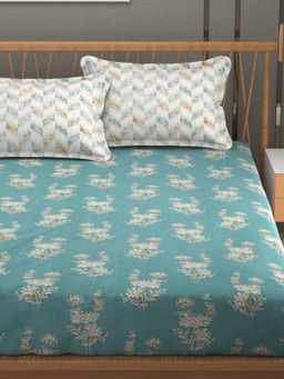 Florida - Premium Cotton Fitted Bedsheet For King Bed