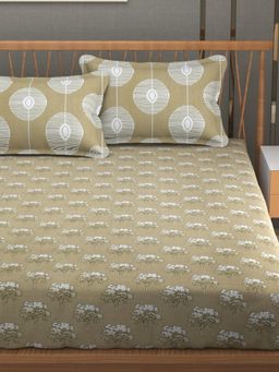 Florida - Premium Cotton King Bedsheet For King Bed