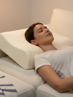Florida - Sleep Pillow With Massage Nodes For Neck Pain Relief