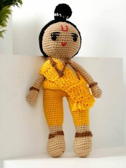 LITTLE GINNIE - Yellow Lord Ram Soft Toy