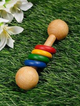 LITTLE GINNIE - Baby Dumbbell Rattle