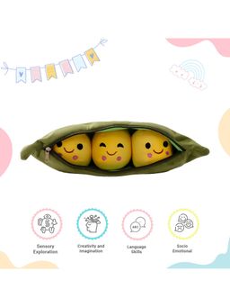 LITTLE GINNIE - Dark Green Peas Soft Toy