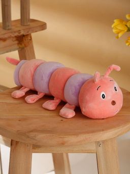 LITTLE GINNIE - Pink & Purple Caterpillar Soft Toy
