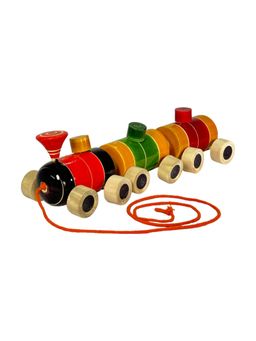 LITTLE GINNIE - Wooden Train Rail Gaadi