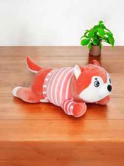 LITTLE GINNIE - Dark Peach Husky Soft Toy