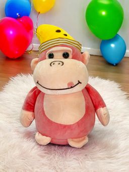 LITTLE GINNIE - Monkey with Cap Soft Toy