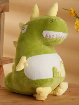 LITTLE GINNIE - Green Smiling Dino Soft Toy