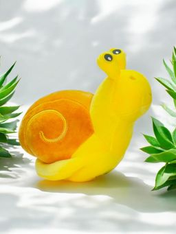 LITTLE GINNIE - Soft Yellow Snail Soft Toy